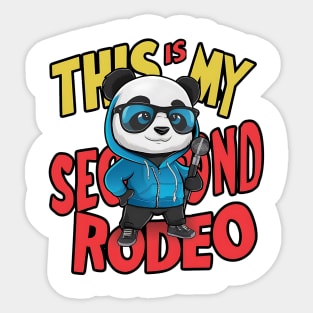 This is my second rodeo (v15) Sticker